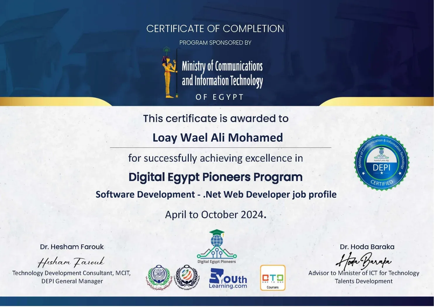 DEPI .NET Web Developer
